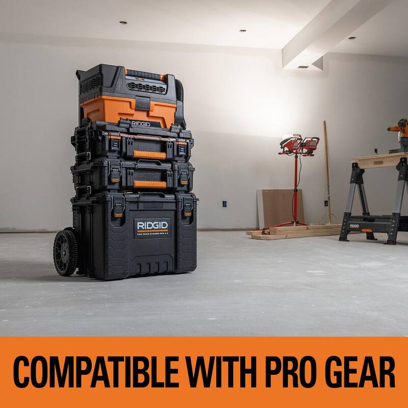 RIDGID Pro Gear Accessory Vac-Mount Shop Vac Attachment for Select 3 Gallon NXT Wet Dry Vacuums, HD0300 and HD0318 - PG0300