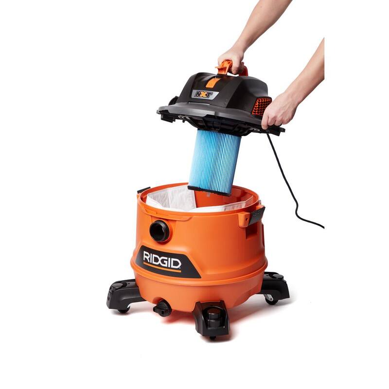 RIDGID Wet Dry Vacuum Premium Wet Mess or Dry Dust Debris Bags for Select 12-16 Gallon RIDGID Shop Vacs, Size A (2-Pack) - VF3702