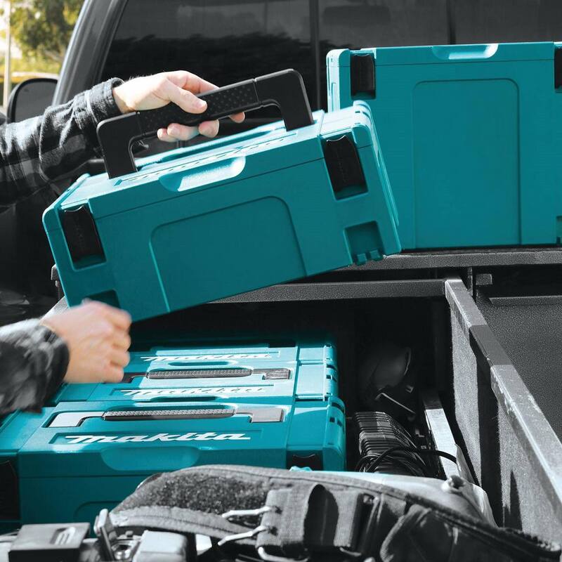 Makita 11 Gal. Wet/Dry HEPA Filter Dust Extractor/Vacuum with 15.5 in. Medium Interlocking Tool Box - VC4210L197211-7