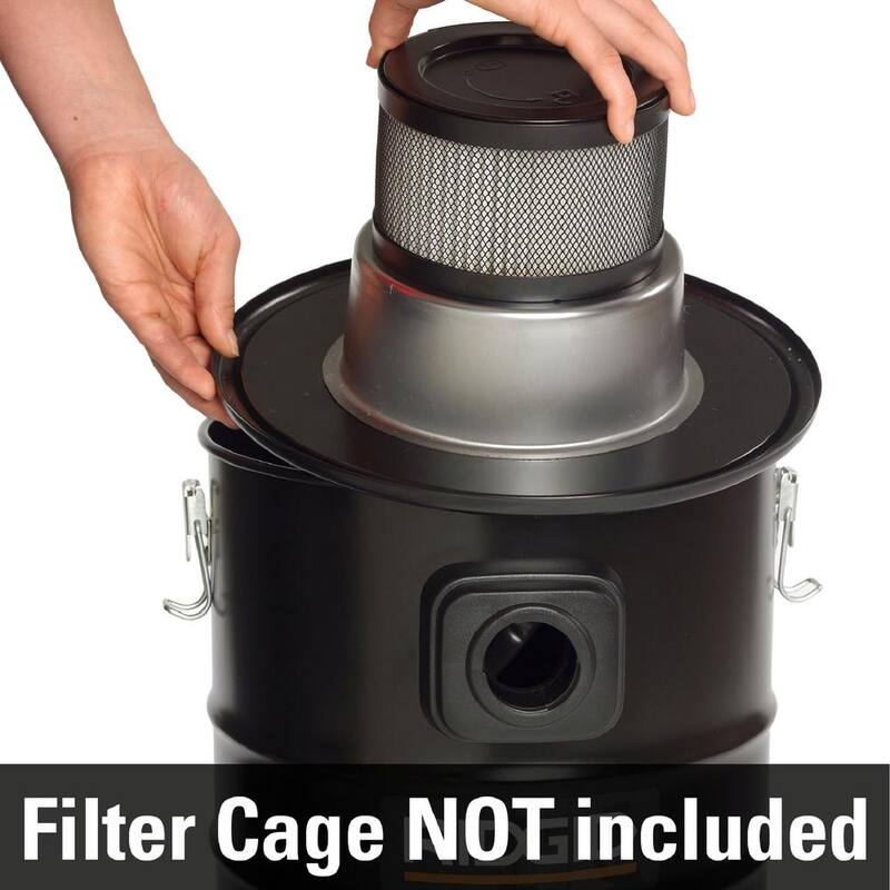 RIDGID Dry Vac Filter Kit with Replacement Dry Pick-up Only HEPA Material, Cloth Shop Vac Filters for RIDGID Ash Vacuum, DV0510 - VF1500