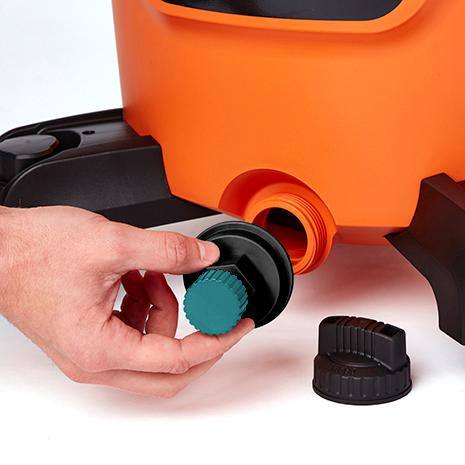 RIDGID Hose to Drain Adapter Vacuum Accessory Shop Vac Attachment for Most RIDGID Wet Dry Vacuums - VT2519