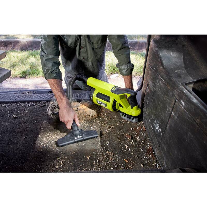 RYOBI Jobsite Vacuum Accessory Kit with (2) Extension Wand, Crevice Tool and Floorhead - A32K01
