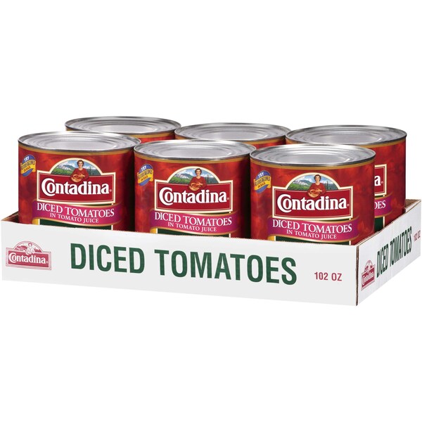 Tomates en Cubos Contadina en Jugo Contadina 102 oz. Latas, Paquete de 6 - 2001585