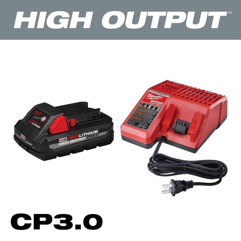 Milwaukee M18 18-Volt 2 Gal. Lithium-Ion Cordless Wet/Dry Vacuum W/ 3.0 Ah Battery and Charger - 0880-20-48-59-1835