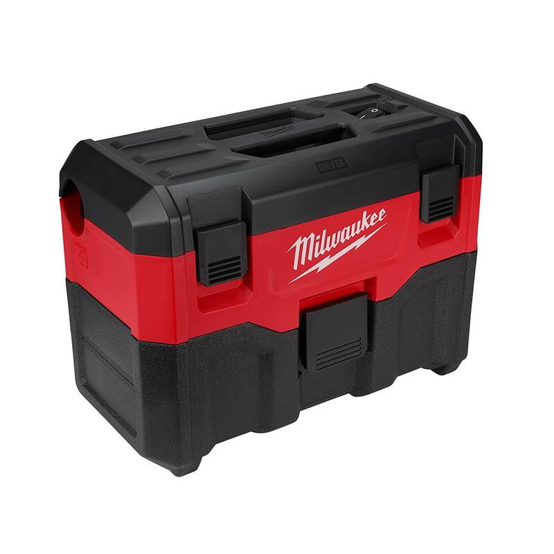 Milwaukee M18 18-Volt 2 Gal. Lithium-Ion Cordless Wet/Dry Vacuum W/ 3.0 Ah Battery and Charger - 0880-20-48-59-1835