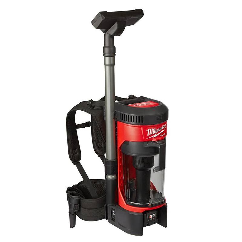 Milwaukee M18 FUEL 18-Volt Lithium-Ion Brushless 1 Gal. Cordless 3-in-1 Backpack Vacuum with HIGH OUTPUT XC 8.0 Ah Battery - 0885-20-48-11-1880
