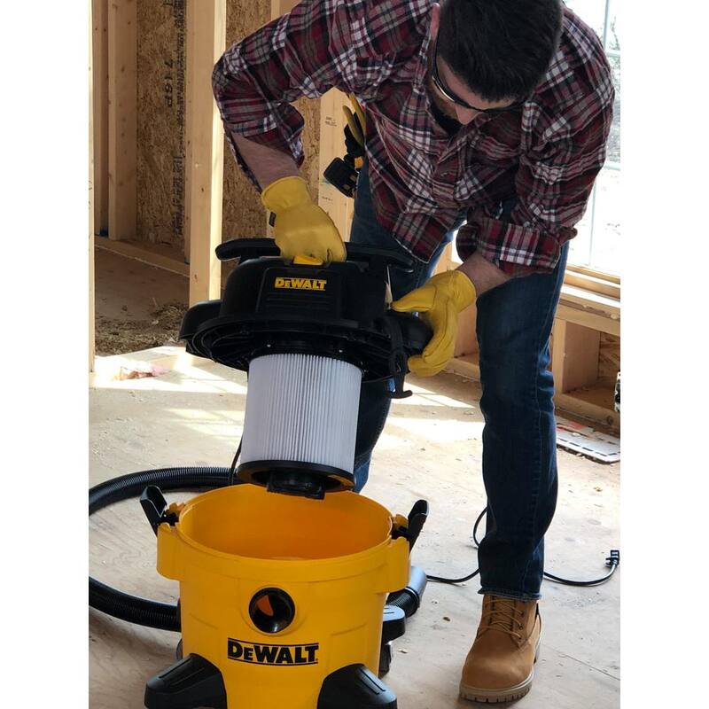 DEWALT 6 Gal. to 16 Gal. Cartridge Filter for Regular for Wet/Dry Vacuum - DXVC6910