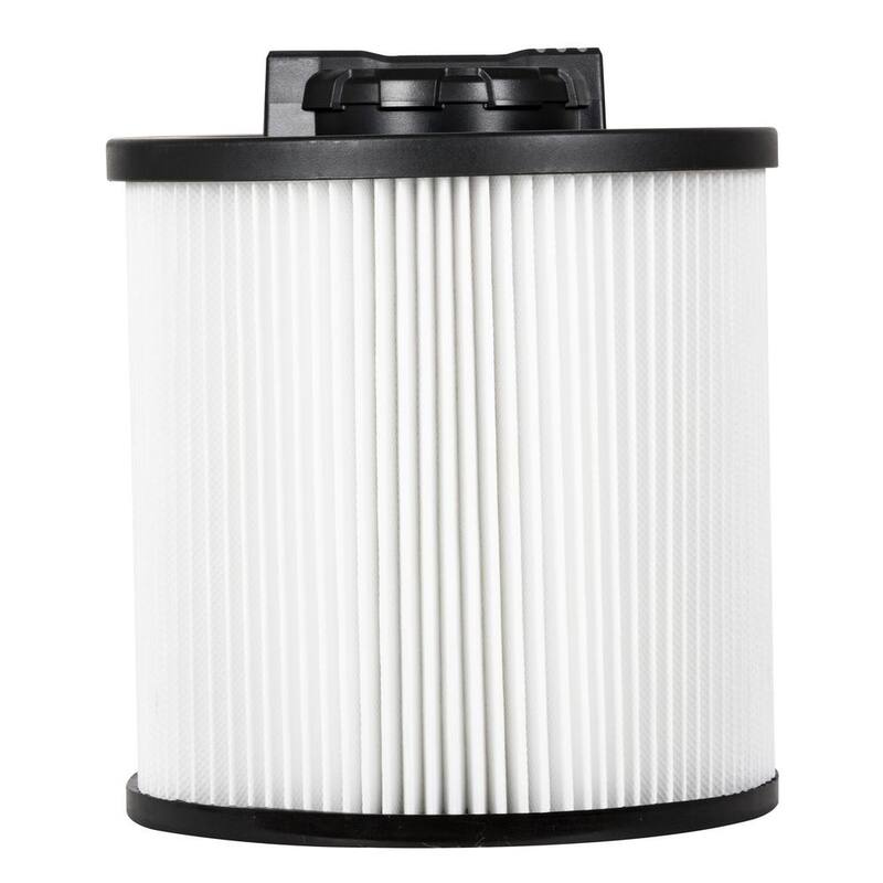 DEWALT 6 Gal. to 16 Gal. Cartridge Filter for Regular for Wet/Dry Vacuum - DXVC6910