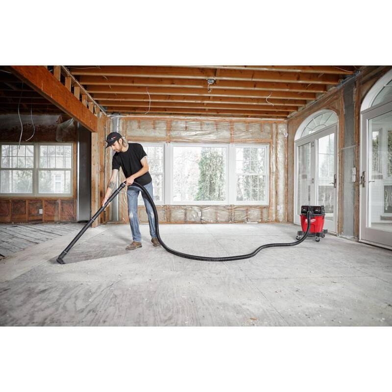 Milwaukee 1-7/8 in. 16 ft. Flexible Hose for Wet/Dry Shop Vacuums (1-Piece) - 49-90-1984