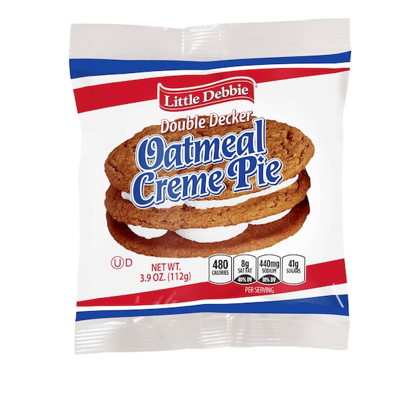 Galletas de avena Little Debbie para máquinas expendedoras, doble piso, PK54 - 89261