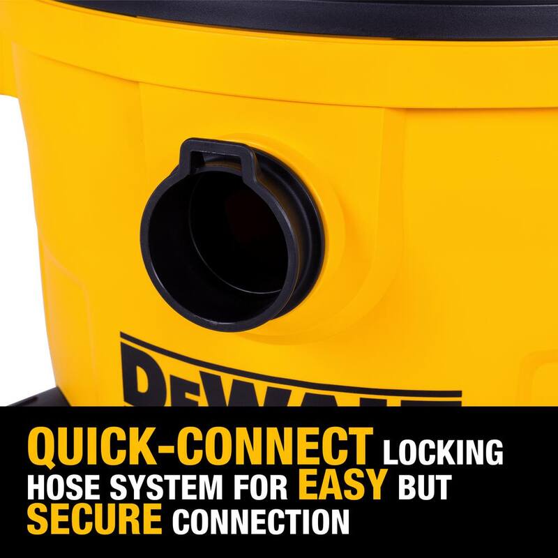 DEWALT 9 Gal. 5-Peak HP Wet/Dry Vac with Detachable Blower, Filters, and Accessories - DXV209P