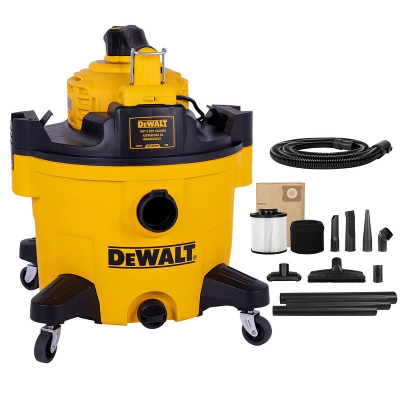 DEWALT 9 Gal. 5-Peak HP Wet/Dry Vac with Detachable Blower, Filters, and Accessories - DXV209P