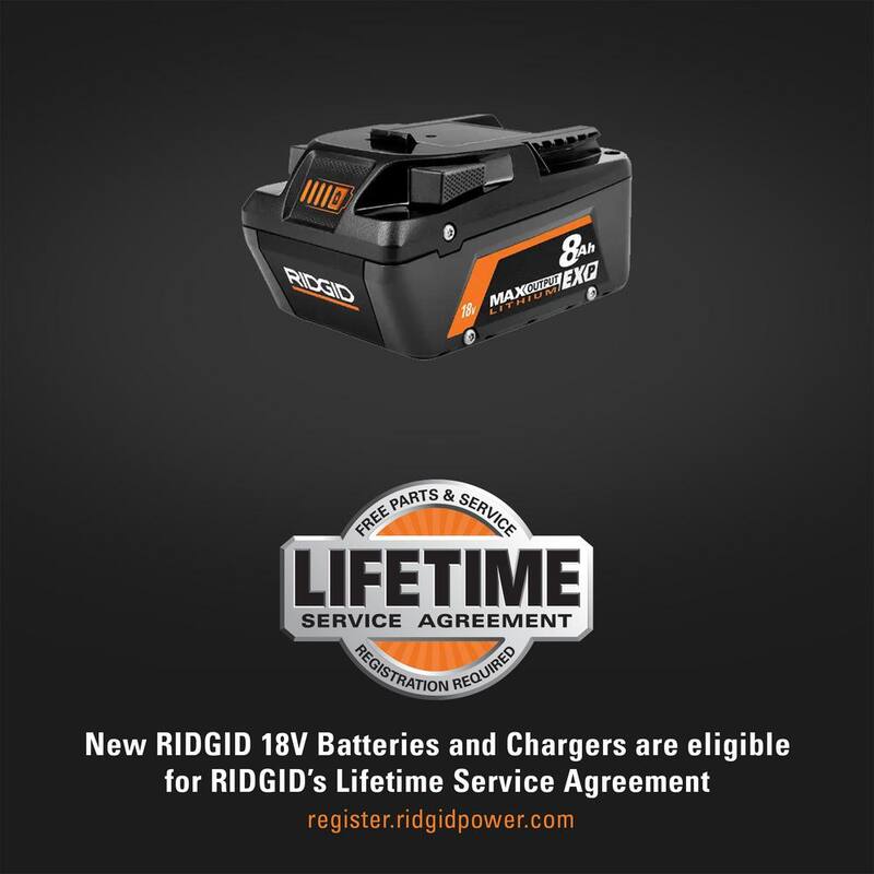RIDGID 3 Gallon 18-Volt Cordless Handheld NXT Shop Vac Wet Dry Vacuum with Filter, Hose, Accessories and 8.0 Ah Battery - HD0318C