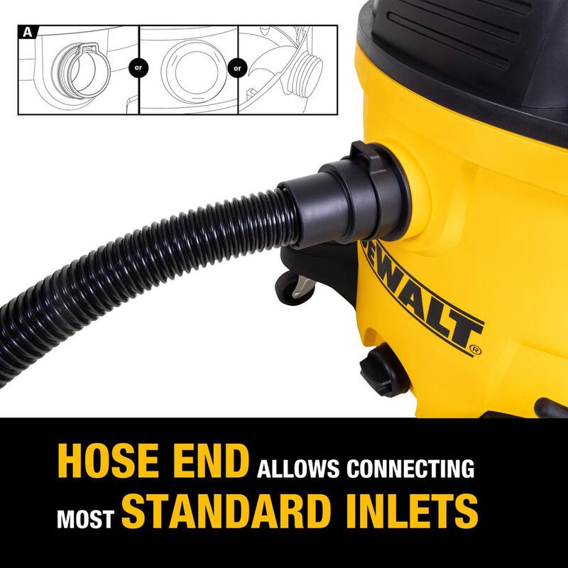 DEWALT 1.25 in. - 2.5 in. Car Cleaning Accessory Kit for Wet/Dry Shop Vacuums - DXVA13-0801