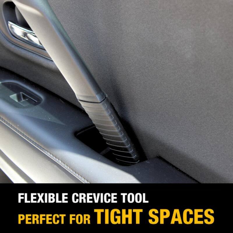 DEWALT 1.25 in. - 2.5 in. Car Cleaning Accessory Kit for Wet/Dry Shop Vacuums - DXVA13-0801