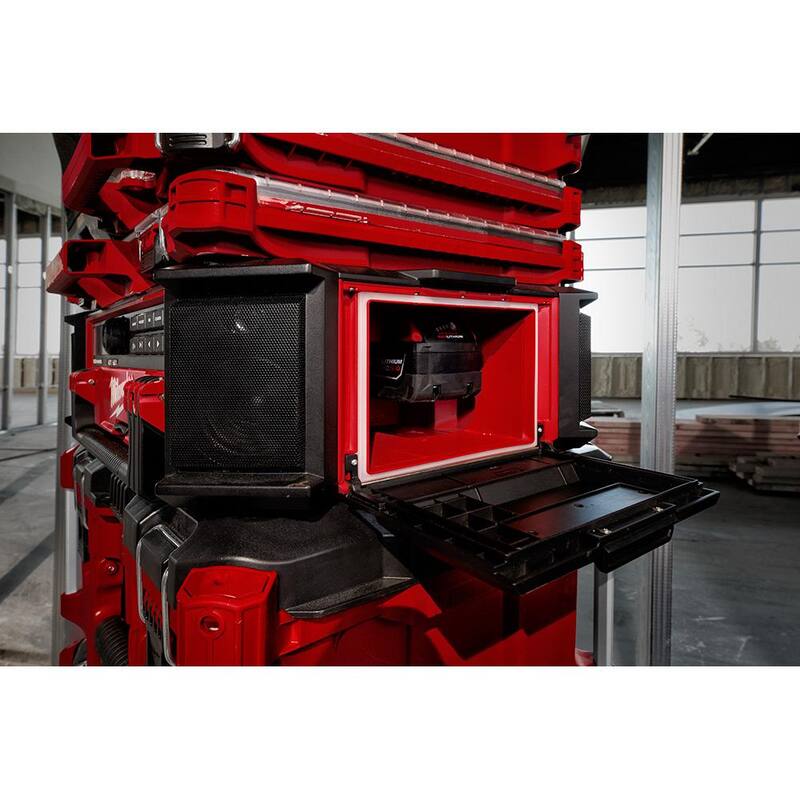 Milwaukee M18 FUEL PACKOUT 18-Volt 2.5 Gal. Lithium-Ion Cordless Wet/Dry Vacuum with PACKOUT Radio/Speaker - 0970-20-2950-20