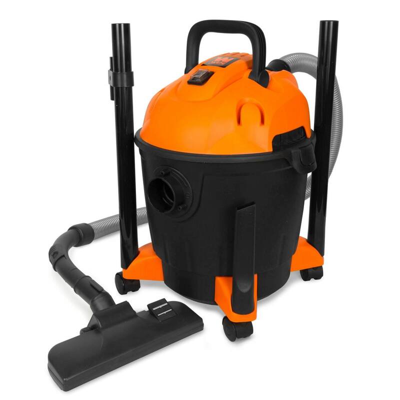 WEN 10 Amp 5 Gal. Portable HEPA Wet/Dry Shop Vacuum and Blower with 0.3 mic Filter, Hose and Accessories - VC4710