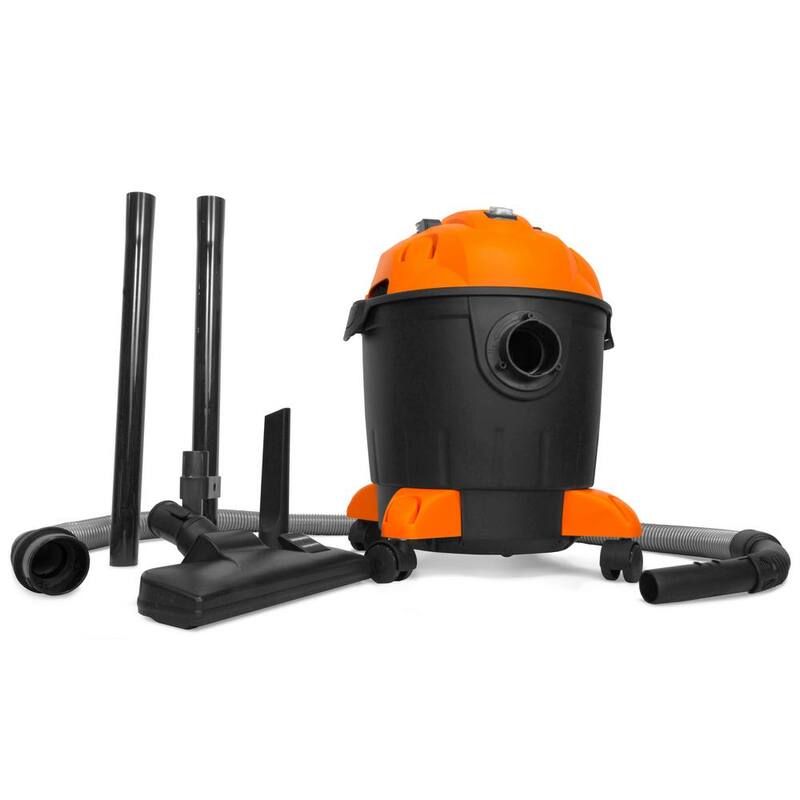 WEN 10 Amp 5 Gal. Portable HEPA Wet/Dry Shop Vacuum and Blower with 0.3 mic Filter, Hose and Accessories - VC4710