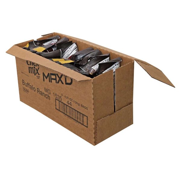 Mezcla de bocadillos Chex Mix Max D Buffalo Ranch 4.25 oz., PK8 - 16000-15084