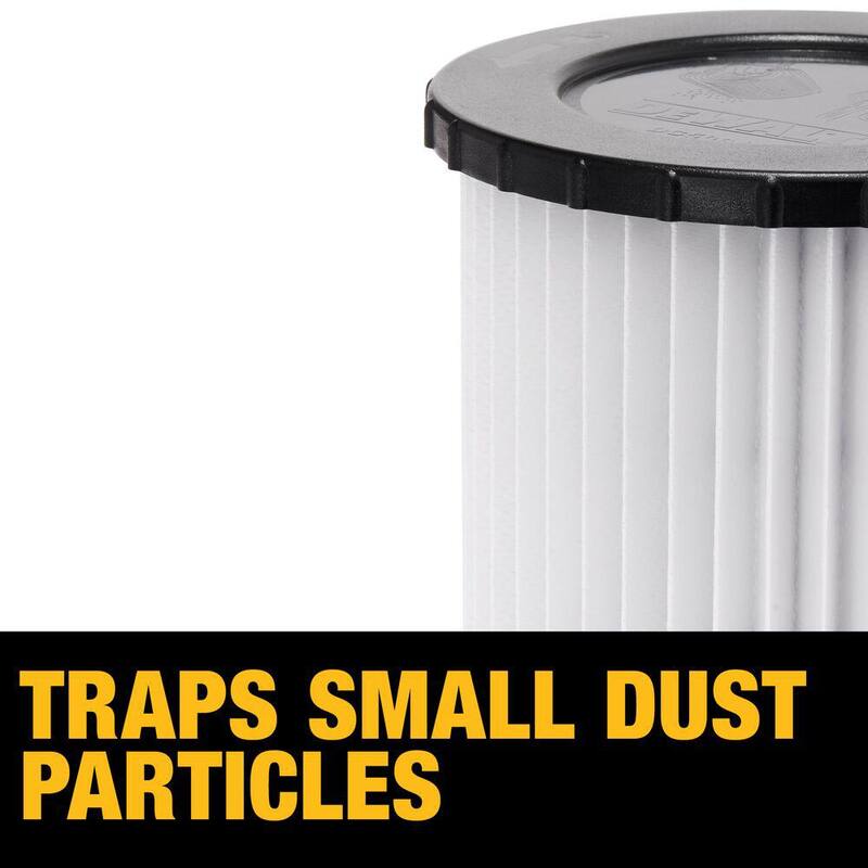 DEWALT HEPA Replacement Filter for DC500 Wet/Dry Vacuum - DC5001H