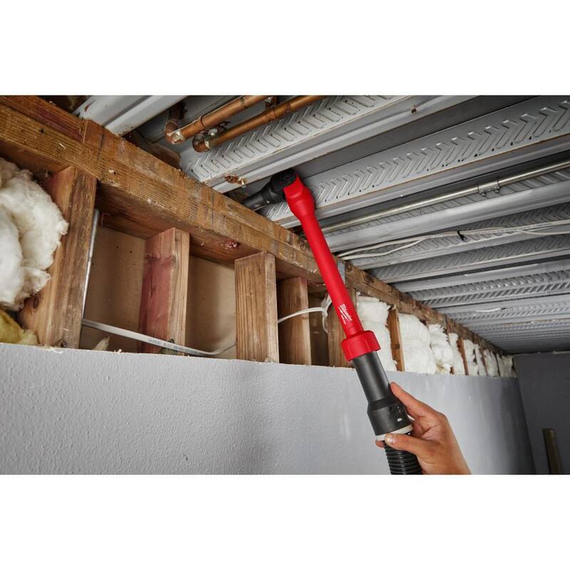 Milwaukee AIR-TIP 1-1/4 in. - 2-1/2 in. Pivoting Extension Wand Wet/Dry Shop Vacuum Attachment (1-Piece) - 49-90-2031