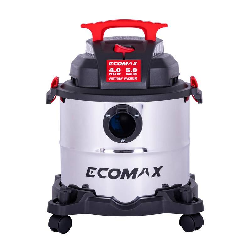 ECOMAX 5 Gal. Stainless Steel Vacuum - EM18115