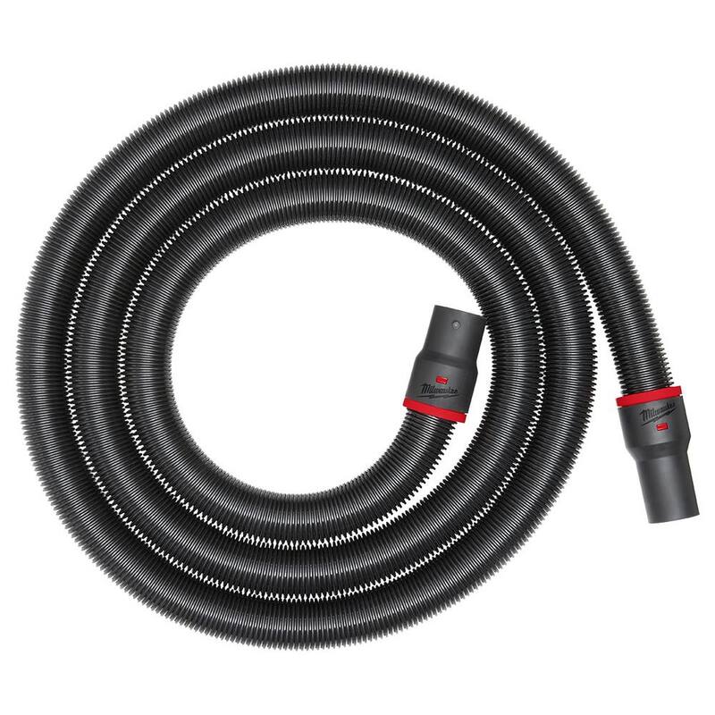 Milwaukee 2-1/2 in. 16 ft. Flexible Hose for Wet/Dry Shop Vacuums (1-Piece) - 49-90-2004