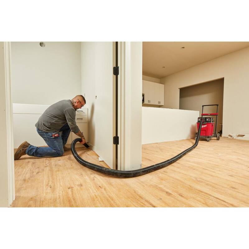 Milwaukee 2-1/2 in. 16 ft. Flexible Hose for Wet/Dry Shop Vacuums (1-Piece) - 49-90-2004