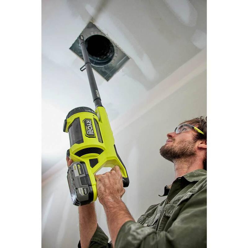 RYOBI ONE+ HP 18V 6.0 Ah Lithium-Ion HIGH PERFORMANCE Battery and Charger Kit with ONE+ HP 18V Brushless Jobsite Hand Vacuum - PSK016-PBLHV701B