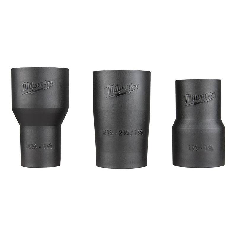 Milwaukee Hose and Accessory Adapter Kit for Wet/Dry Shop Vacuums (3-Piece) - 49-90-1991