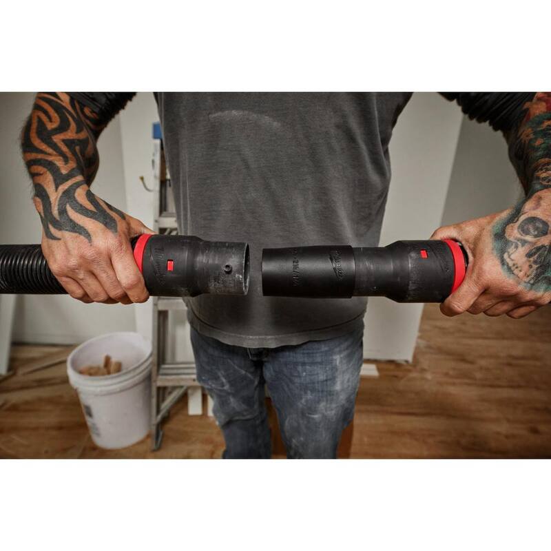 Milwaukee Hose and Accessory Adapter Kit for Wet/Dry Shop Vacuums (3-Piece) - 49-90-1991