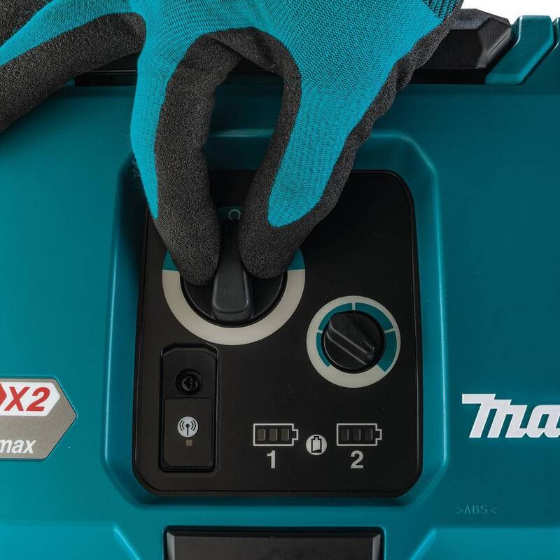 Makita 80V max (40V max X2) XGT 10 Gal. HEPA Vacuum Wet and Dry w/AWS, (4.0Ah) - GCV07PMU