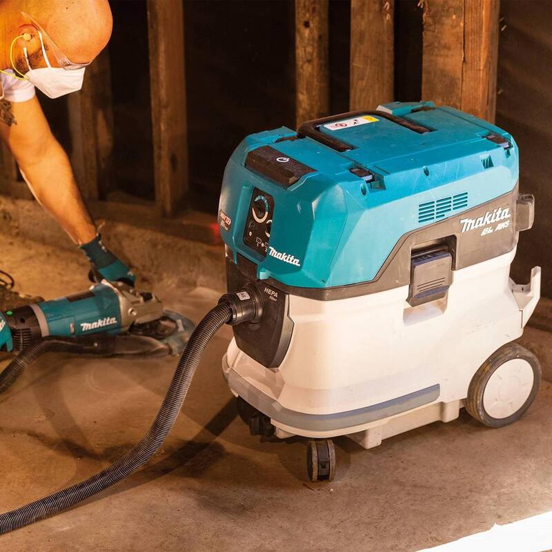 Makita 80V max (40V max X2) XGT 10 Gal. HEPA Vacuum Wet and Dry w/AWS, (4.0Ah) - GCV07PMU