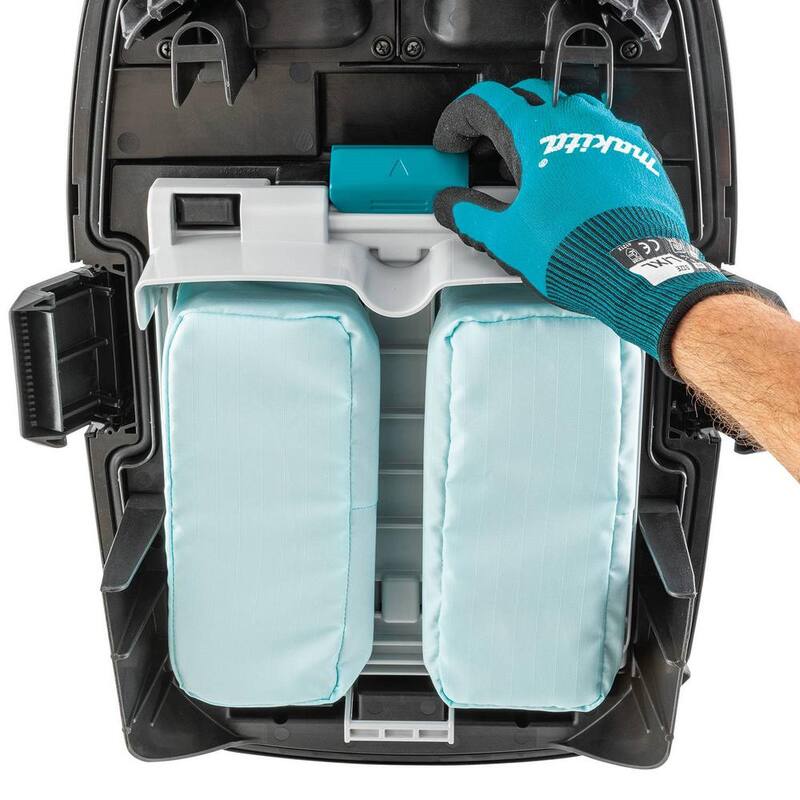 Makita 80V max (40V max X2) XGT 10 Gal. HEPA Vacuum Wet and Dry w/AWS, (4.0Ah) - GCV07PMU