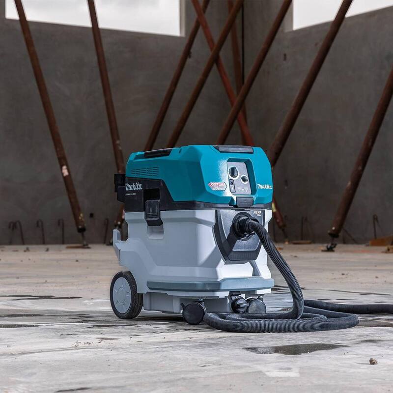 Makita 80V max (40V max X2) XGT 10 Gal. HEPA Vacuum Wet and Dry w/AWS, (4.0Ah) - GCV07PMU