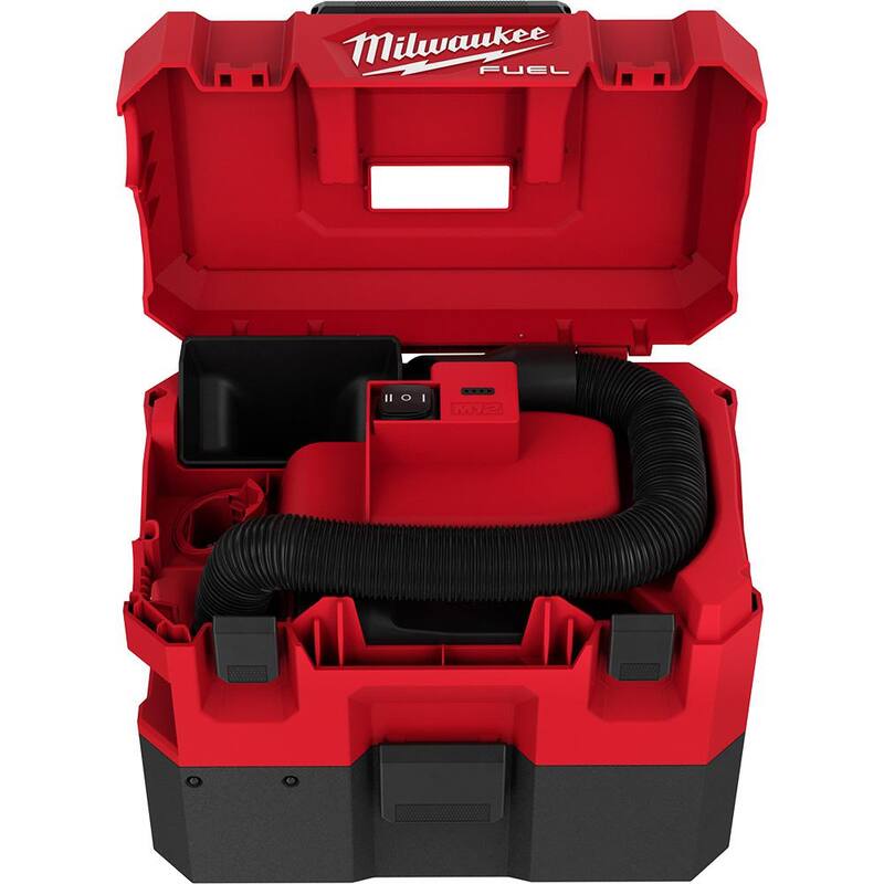 Milwaukee M12 FUEL 12-Volt Lithium-Ion Cordless 1.6 Gal. Wet/Dry Shop Vacuum with Wet Foam Filter - 0960-20-49-90-2015