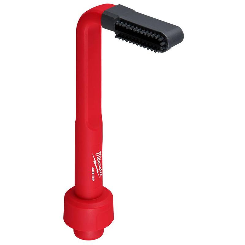 Milwaukee AIR-TIP 1-1/4 in. - 2-1/2 in. 4-IN-1 Right Angle Tool Wet/Dry Shop Vacuum Attachment - (5-Piece) - 49-90-2026