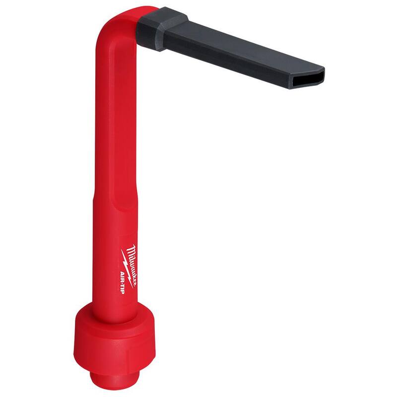 Milwaukee AIR-TIP 1-1/4 in. - 2-1/2 in. 4-IN-1 Right Angle Tool Wet/Dry Shop Vacuum Attachment - (5-Piece) - 49-90-2026