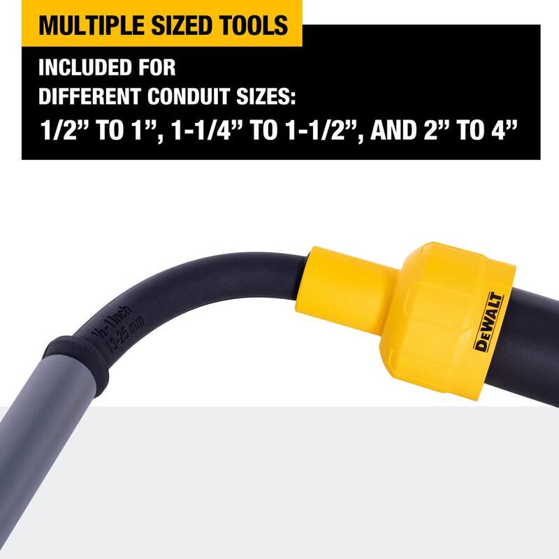 DEWALT Conduit Line Puller Kit 1-1/4 in. to 2-1/2 in. Wet/Dry Vaccum 3-Piece - DXVA00-0301