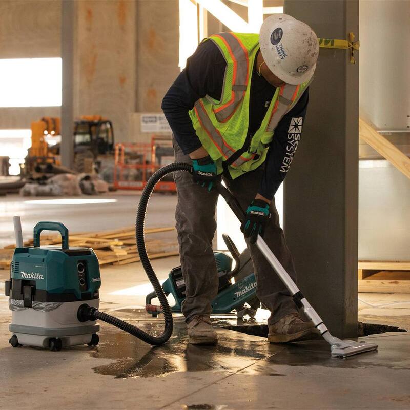 Makita 40V max XGT Brushless Cordless 2.1 Gallon Wet/Dry Dust Extractor/Vacuum Kit (4.0Ah) - GCV01PM
