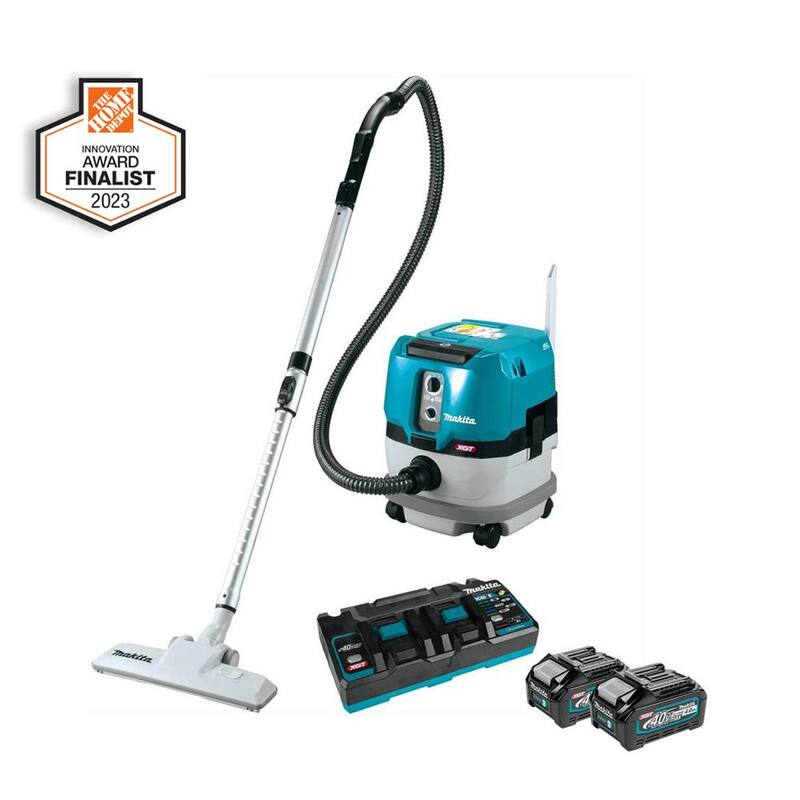 Makita 40V max XGT Brushless Cordless 2.1 Gallon Wet/Dry Dust Extractor/Vacuum Kit (4.0Ah) - GCV01PM