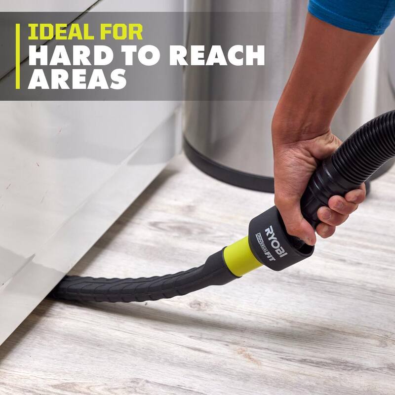 RYOBI UniversalFit Wet/Dry Vacuum Flexible Extended Micro-Crevice Accessory Tool - A32UA03