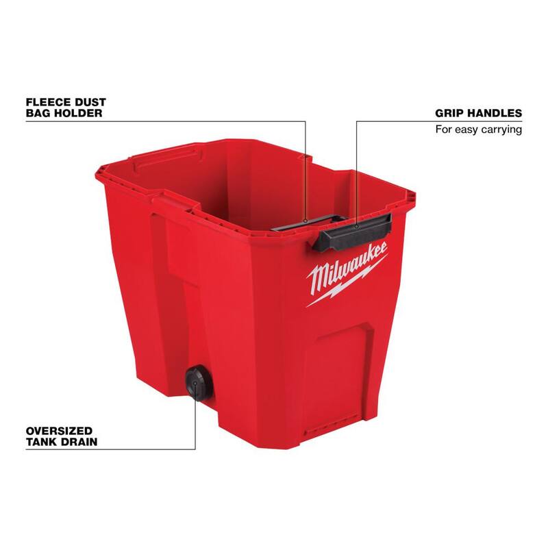Milwaukee M18 12 Gal. Wet/Dry Shop Vacuum Tank - 0932-20