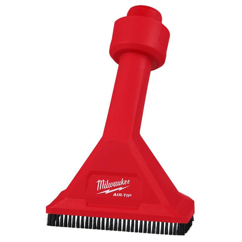 Milwaukee AIR-TIP 1-1/4 in. - 2-1/2 in. Rocking Utility Nozzle Attachment With Brushes For Wet/Dry Shop Vacuums (1-Piece) - 49-90-2038