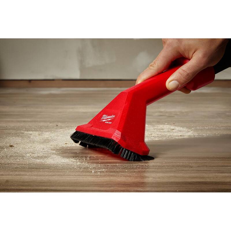 Milwaukee AIR-TIP 1-1/4 in. - 2-1/2 in. Rocking Utility Nozzle Attachment With Brushes For Wet/Dry Shop Vacuums (1-Piece) - 49-90-2038