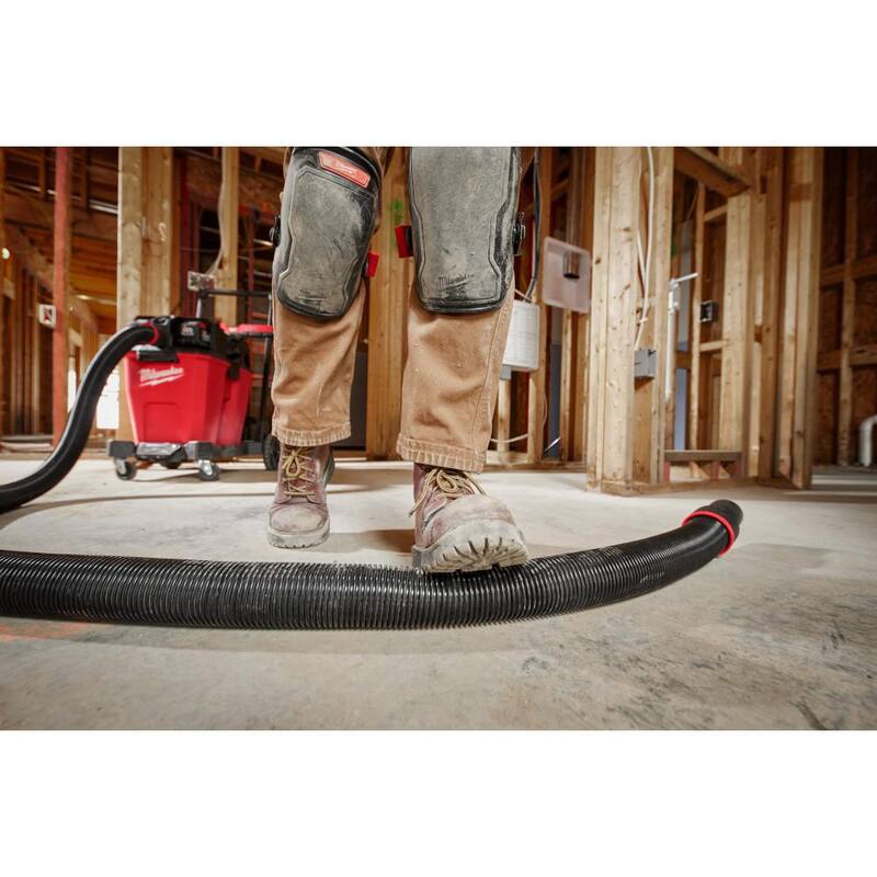 Milwaukee 2-1/2 in. 9 ft. Flexible Hose for Wet/Dry Shop Vacuums (1-Piece) - 49-90-2006