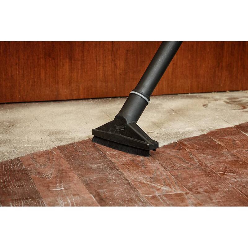 Milwaukee 1-7/8 in. Floor Brush Tool for Wet/Dry Shop Vacuums (1-Piece) - 49-90-1982