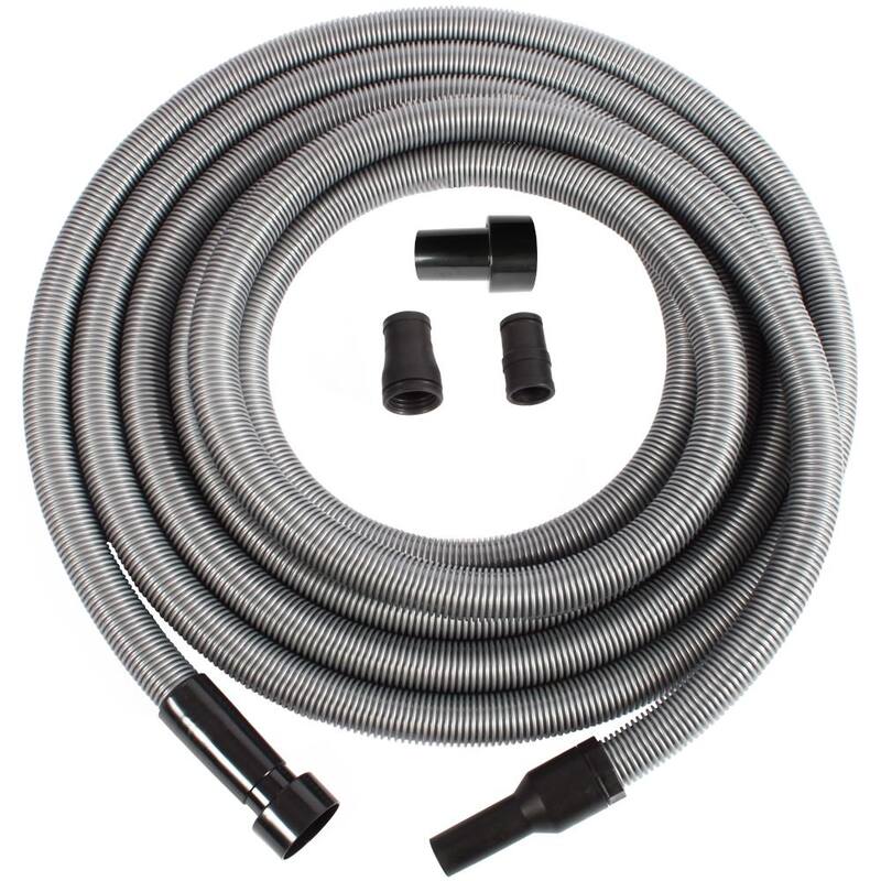 Cen-Tec 30 ft. Shop Vacuum Hose and Swivel Adapter with Power Tool Adapter Set for Wet/Dry Vacuums - 94159