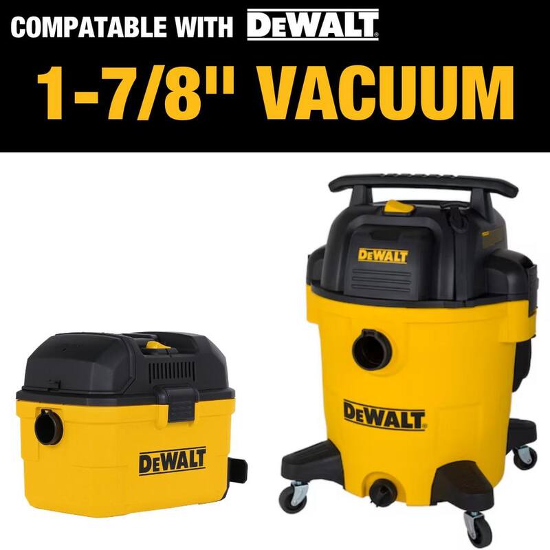 DEWALT Extra Long 15 ft. Vacuum Hose for 1-7/8 in. - DXVA19-2515