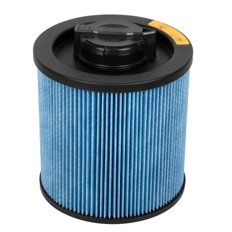 DEWALT 6 Gal. to 16 Gal. Cartridge Filter for High Efficiency Wet/Dry Vacuum - DXVC6912